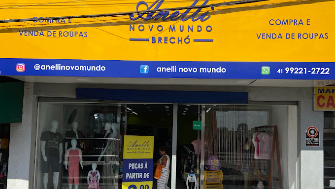 Fachada da Loja Anelli Novo Mundo