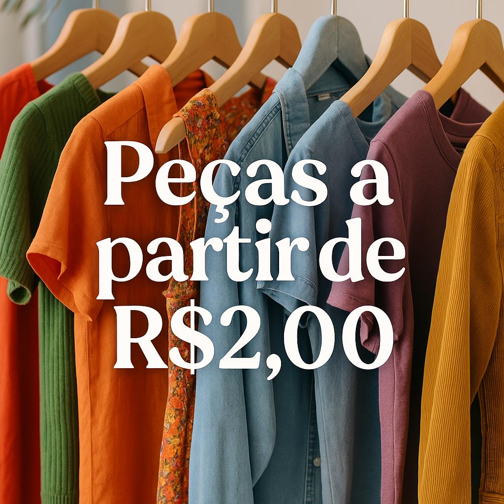 Peças a partir de 2 reais